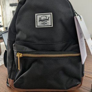 Herschel Nova Mini black and saddle